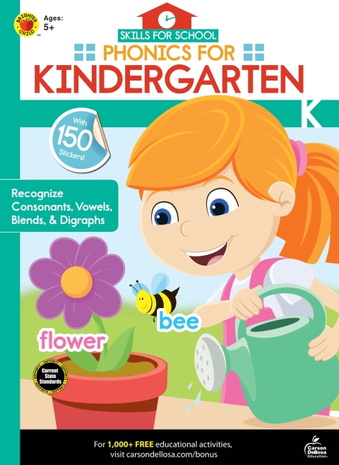 Cover image for book Skills for School Phonics for Kindergarten
