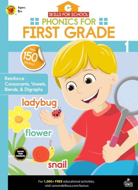 Cover image for book Skills for School Phonics for First Grade