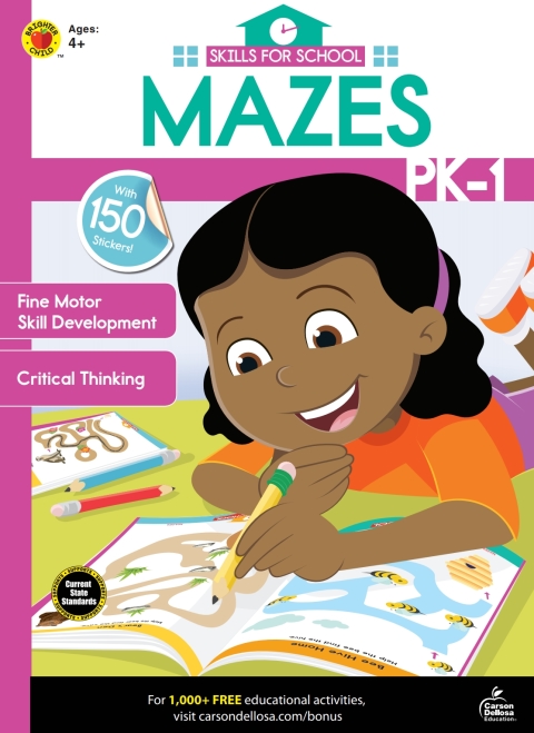 Cover image for book Skills for School Mazes, Grades PK - 1