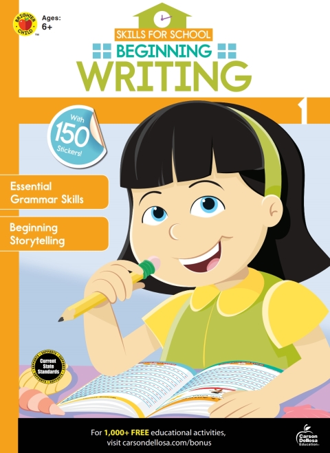 Cover image for book Skills for School Beginning Writing, Grade 1
