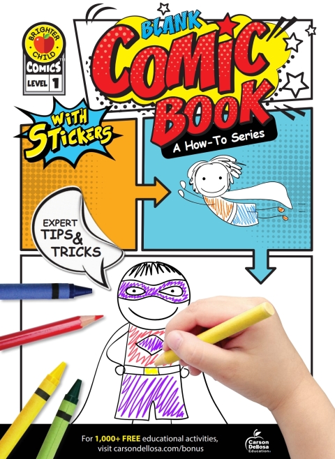 Cover image for book Blank Comic Book: A How-To Series Level 1