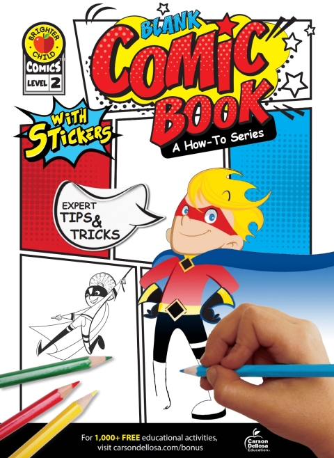 Cover image for book Blank Comic Book: A How-To Series Level 2