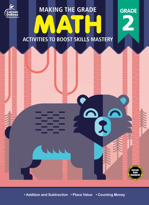 Cover image for book Making the Grade Math, Grade 2