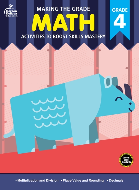 Cover image for book Making the Grade Math, Grade 4