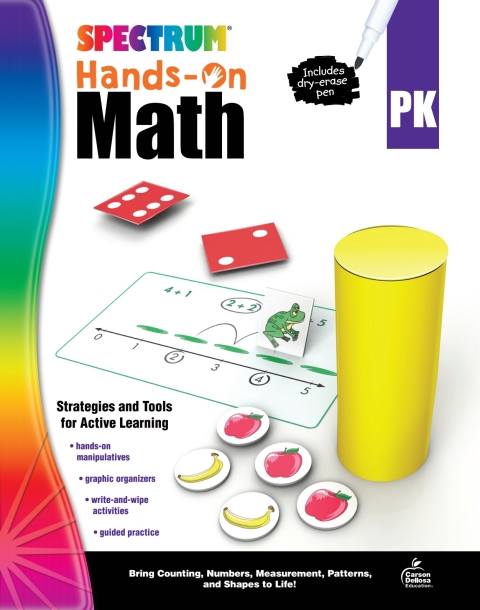 Cover image for book Spectrum Hands-On Math , Grade PK