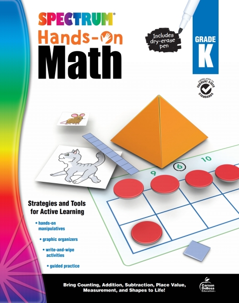 Cover image for book Spectrum Hands-On Math , Grade K