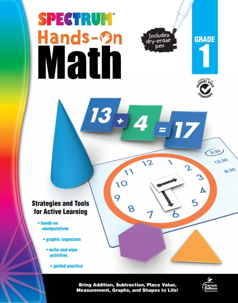 Cover image for book Spectrum Hands-On Math , Grade 1