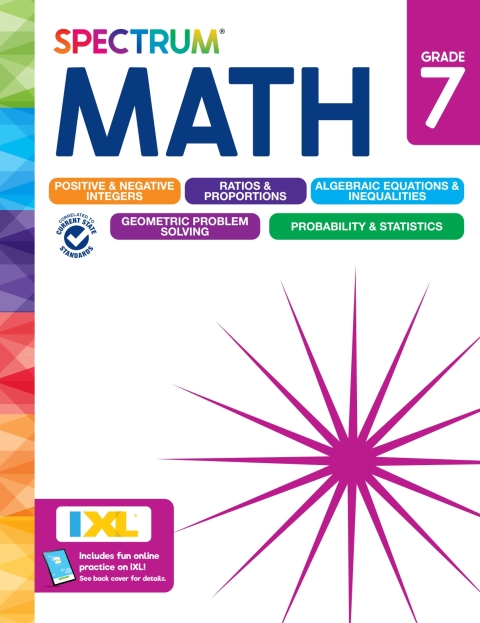 Cover image for book Spectrum Math, Grade 7