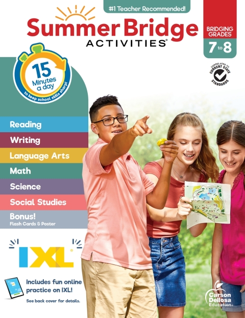 Cover image for book Summer Bridge Activities, Grades 7 - 8