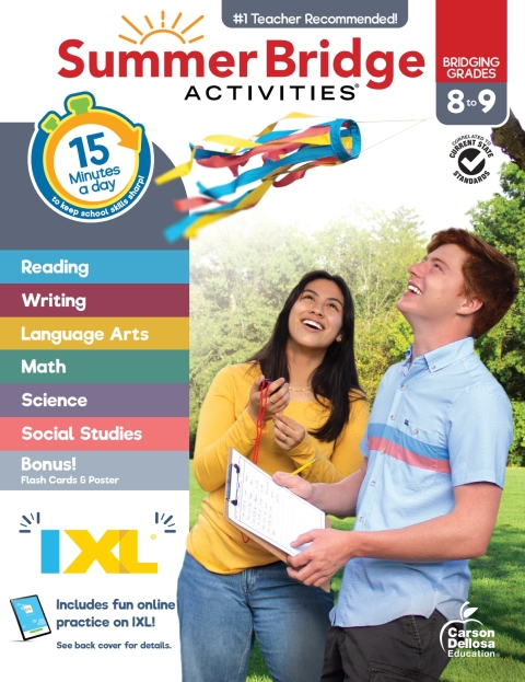 Cover image for book Summer Bridge Activities, Grades 8 - 9