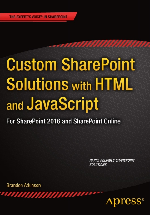 Cover image for book Custom SharePoint Solutions with HTML and JavaScript