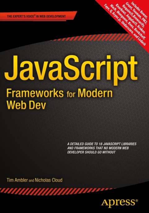 Cover image for book JavaScript Frameworks for Modern Web Dev