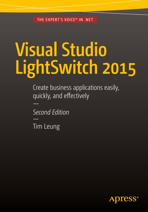 Cover image for book Visual Studio Lightswitch 2015