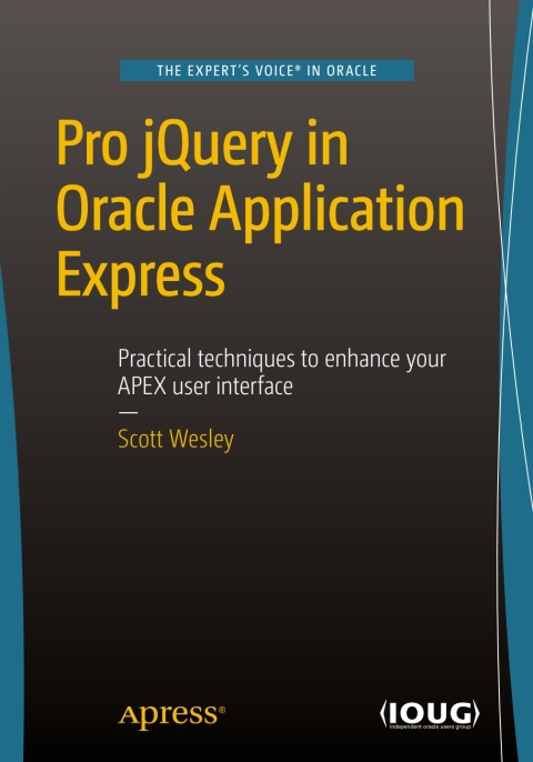 Cover image for book Pro jQuery in Oracle Application Express