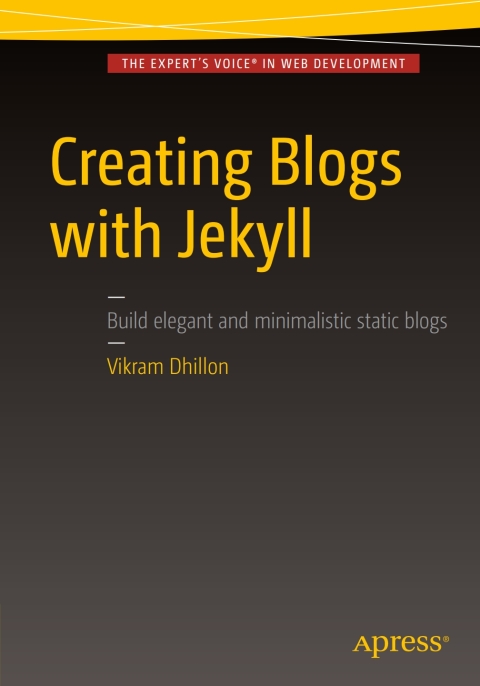 Cover image for book Creating Blogs with Jekyll