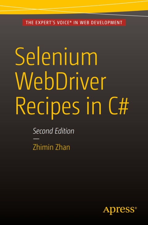 Cover image for book Selenium WebDriver Recipes in C#