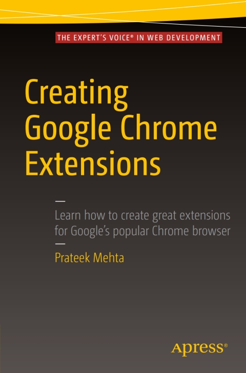 Cover image for book Creating Google Chrome Extensions