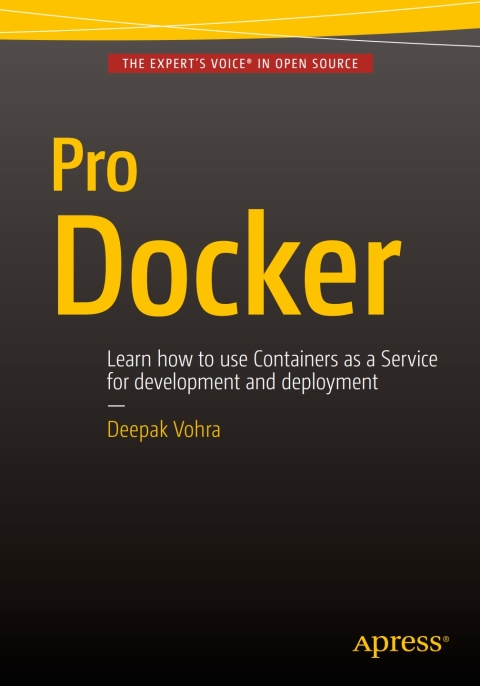 Cover image for book Pro Docker