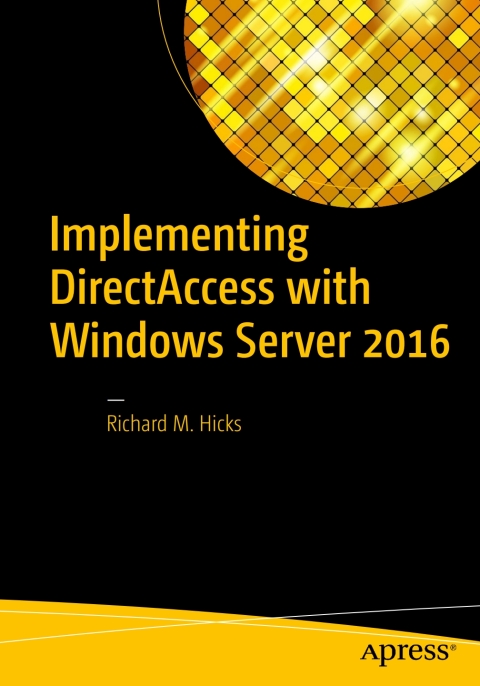 Cover image for book Implementing DirectAccess with Windows Server 2016