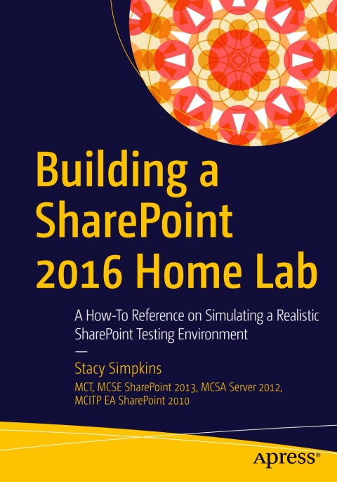 Cover image for book Building a SharePoint 2016 Home Lab