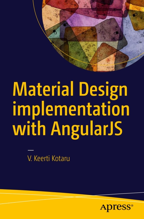 Cover image for book Material Design Implementation with AngularJS
