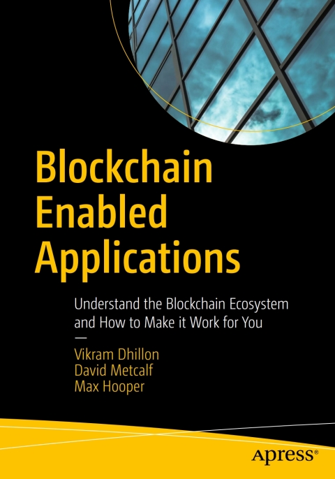 Cover image for book Blockchain Enabled Applications