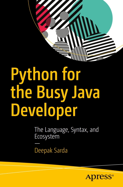 Cover image for book Python for the Busy Java Developer
