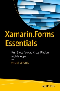 Cover image: Xamarin.Forms Essentials 9781484232392