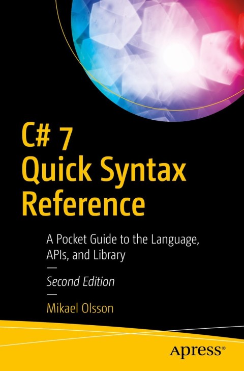 Cover image for book C# 7 Quick Syntax Reference