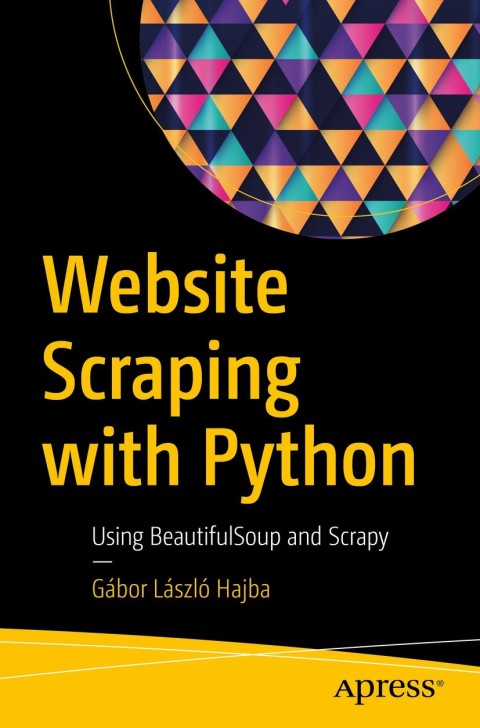 Cover image for book Website Scraping with Python