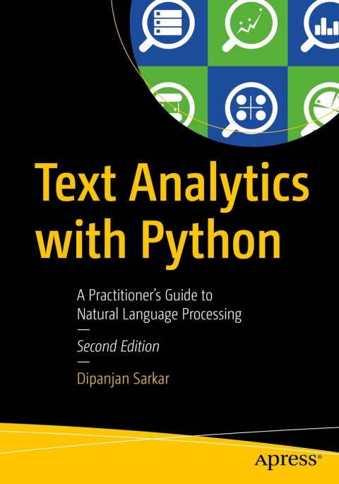 Cover image for book Text Analytics with Python