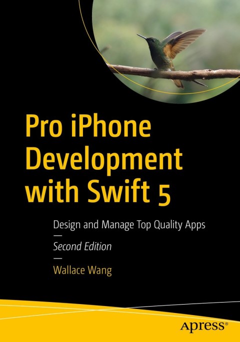 Cover image for book Pro iPhone Development with Swift 5