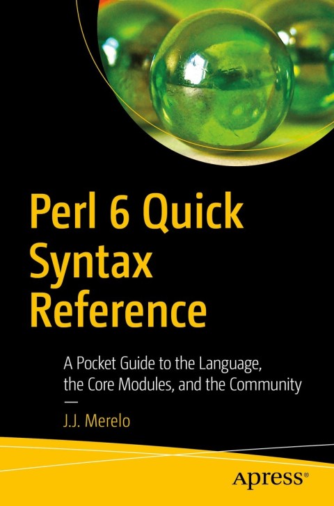 Cover image for book Perl 6 Quick Syntax Reference