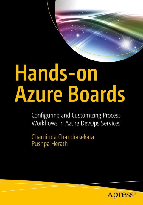 Cover image for book Hands-on Azure Boards