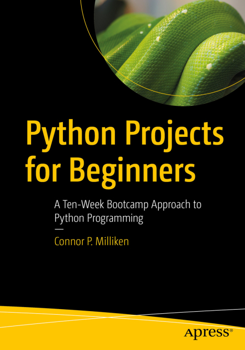 Cover image for book Python Projects for Beginners