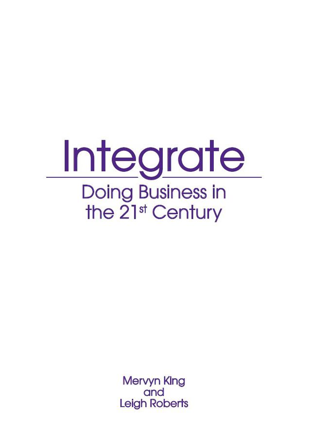 Integrate Doing Business in the 21St Century