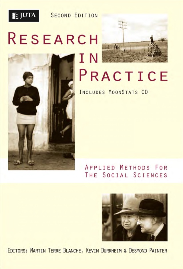 Research in Practice Applied Methods for the Social Sciences