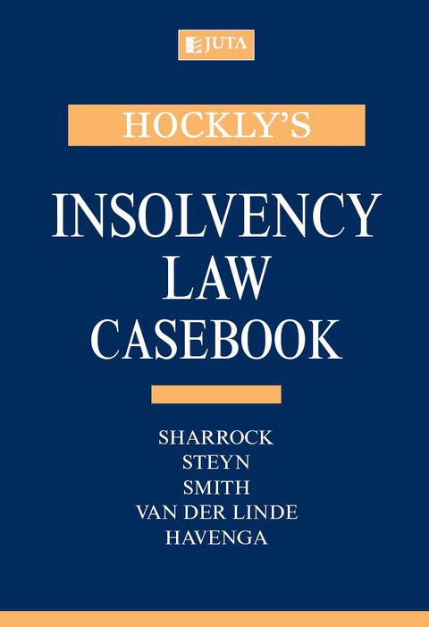 Cover image for book Hockly’s Insolvency Law Casebook