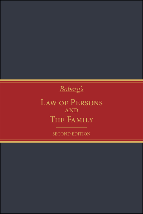 Cover image for book Boberg's Law of Persons and the Family