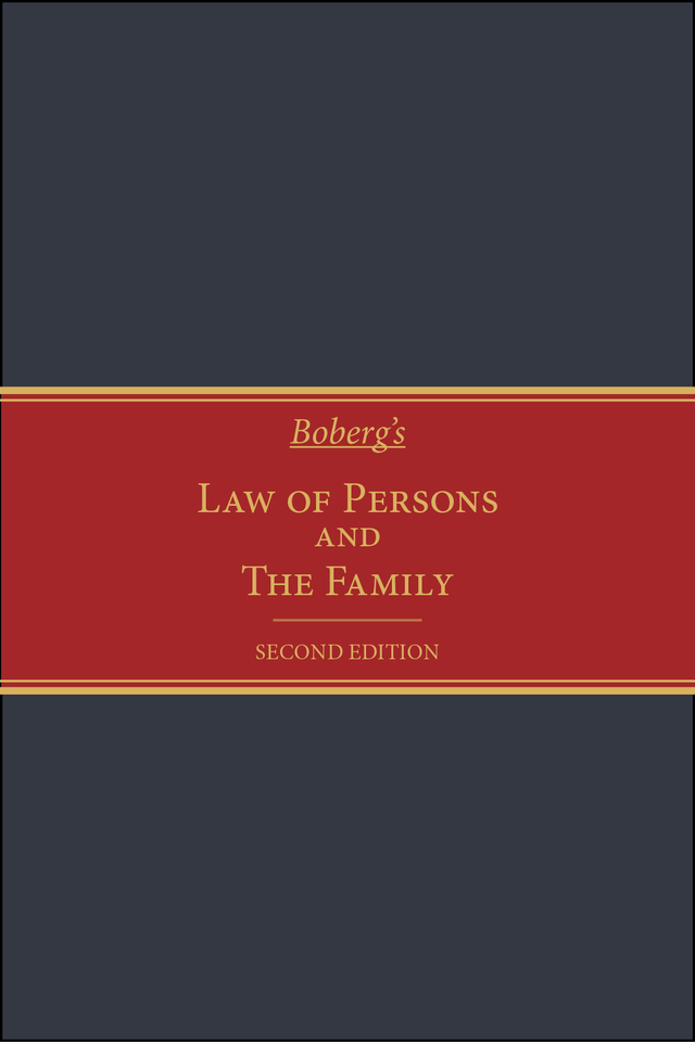 Bobergs Law of Persons and the Family