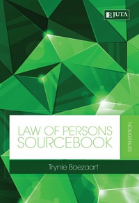 LAW OF PERSONS SOURCEBOOK
