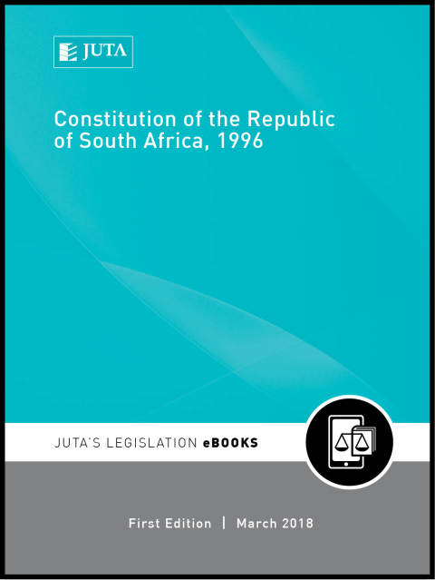 Cover image for book Constitution of the Republic of South Africa, 1996