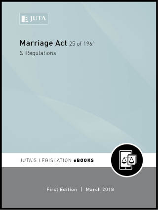 Marriage Act 25 of 1961 and Regulations