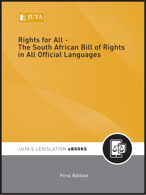 Cover image for book Rights for All - The South African Bill of Rights in All Official Languages