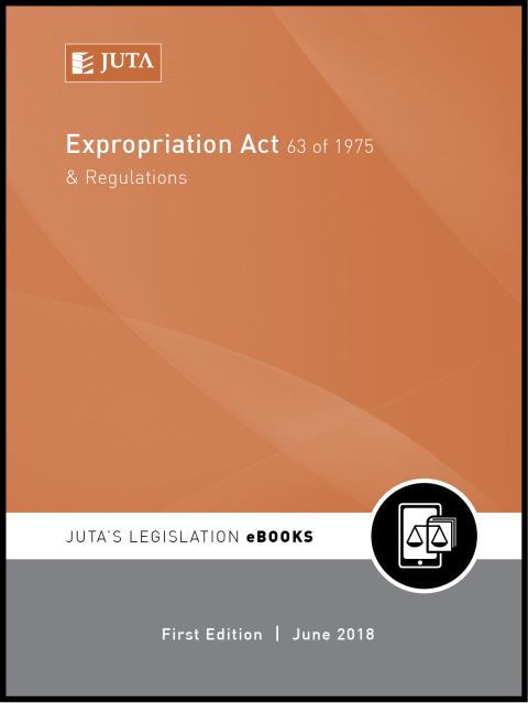 Cover image for book Expropriation Act 63 of 1975 & Regulations