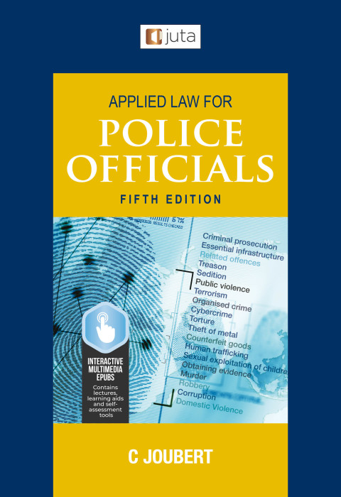 Cover image for book Applied Law for Police Officials (Interactive Multimedia)