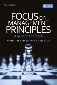 FOCUS ON MANAGEMENT PRINCIPLES A GENERIC APPROACH