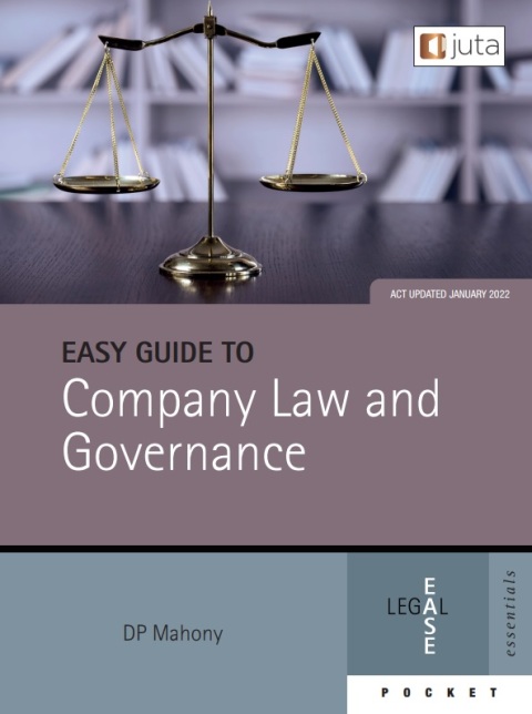 Cover image for book Easy Guide to Company Law & Governance