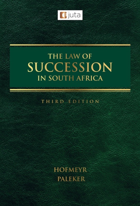 Cover image for book The Law of Succession in South Africa