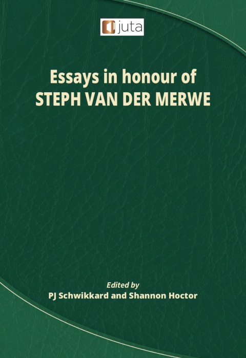 Cover image for book Essays in Honour of Steph van der Merwe